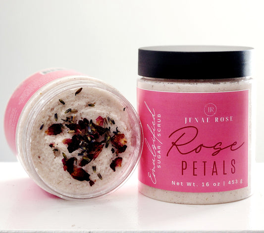 Rose Petals Emulsified Sugar Scrub (16 oz)