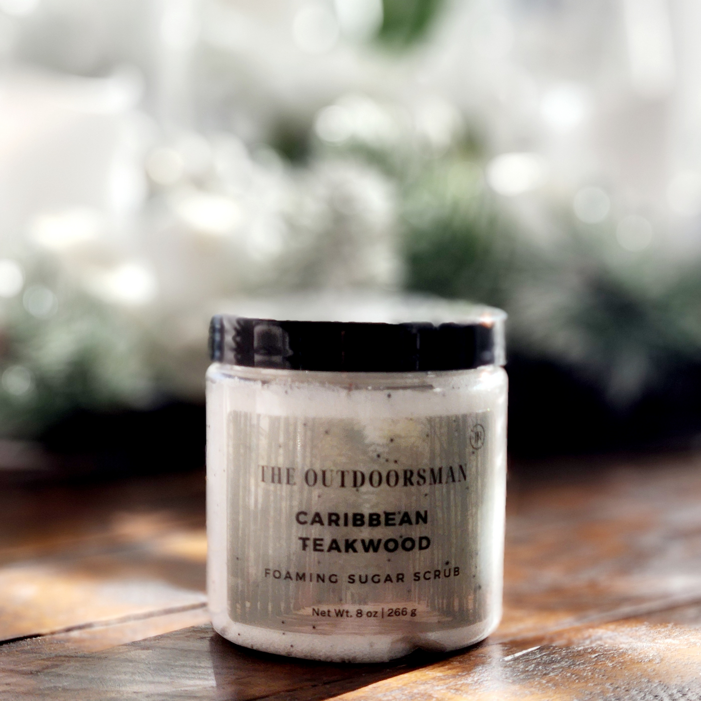 Caribbean Teakwood Foaming Sugar Scrub (8 oz)