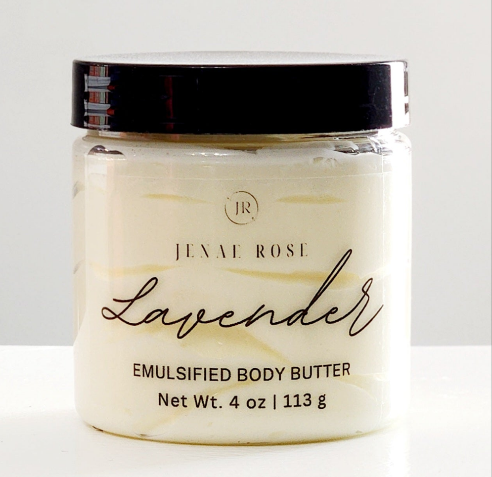 Lavender Tallow Emulsified Body Butter