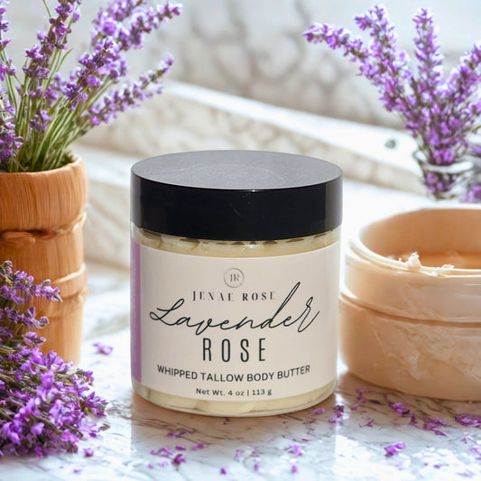 Lavender Rose Whipped Tallow Butter