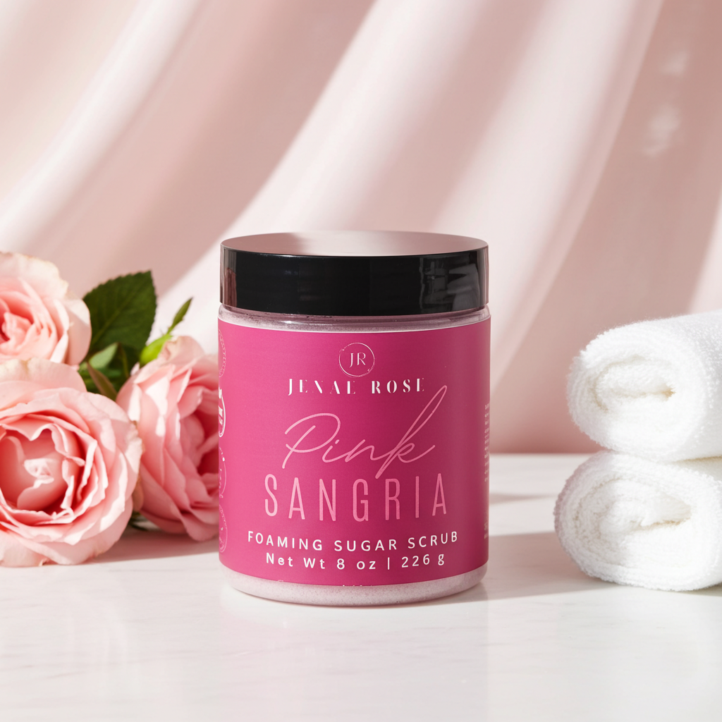 Pink Sangria Foaming Sugar Scrub