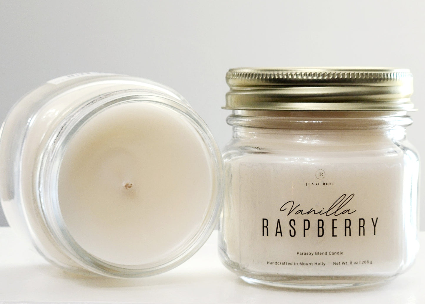 Vanilla Raspberry Candle 8 oz