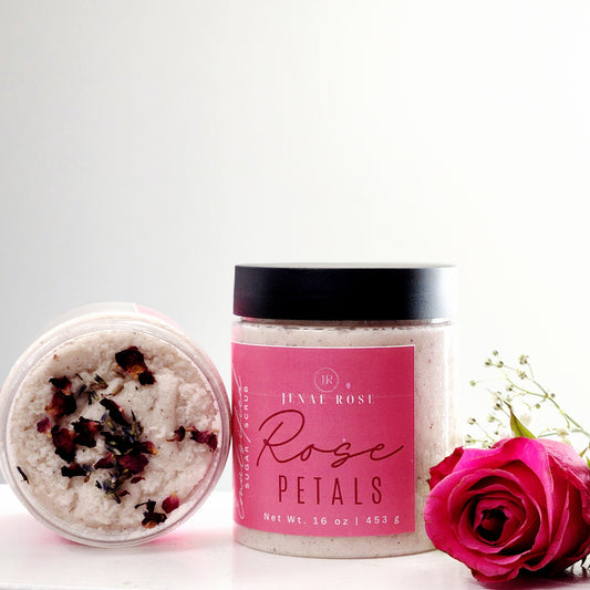 Rose Petals Emulsified Sugar Scrub (16 oz)