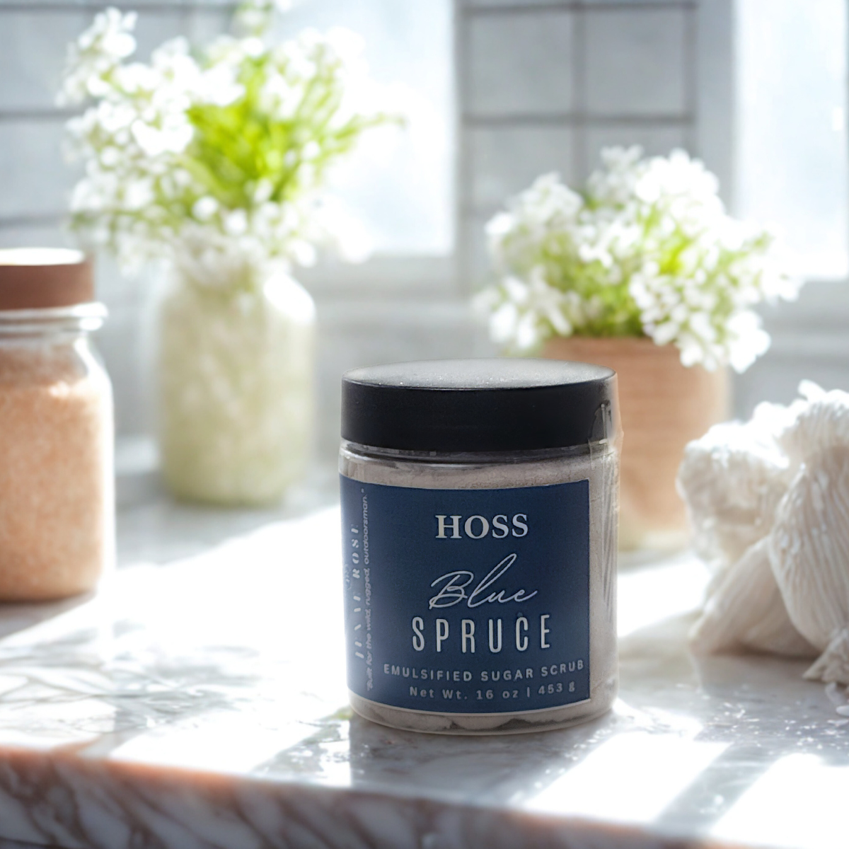 Blue Spruce Emulsified Sugar Scrub (16 oz)