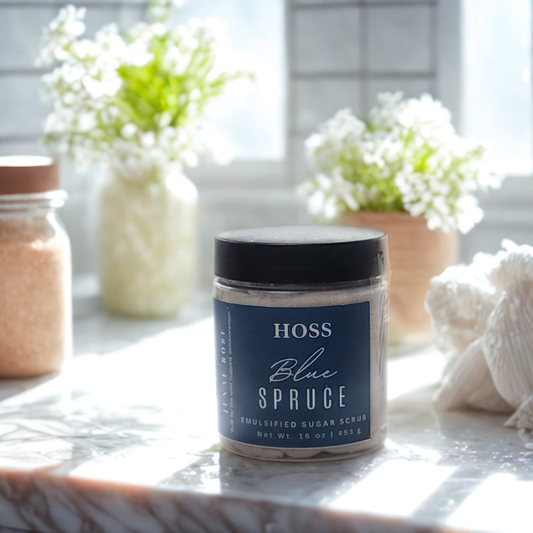 Blue Spruce Emulsified Sugar Scrub (16 oz)