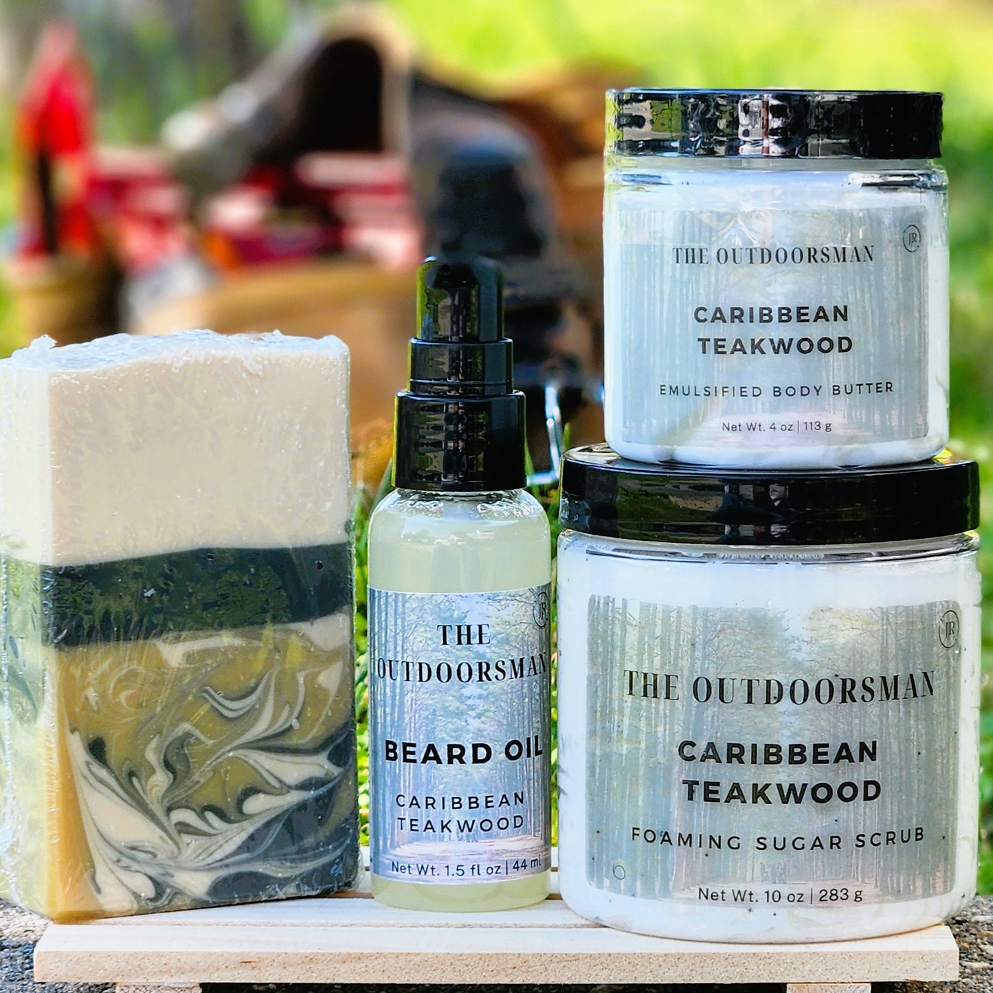 Caribbean Teakwood Gift Set