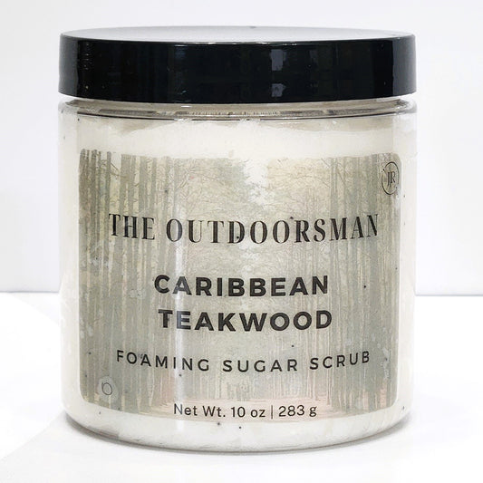 Caribbean Teakwood Foaming Sugar Scrub (10 oz)