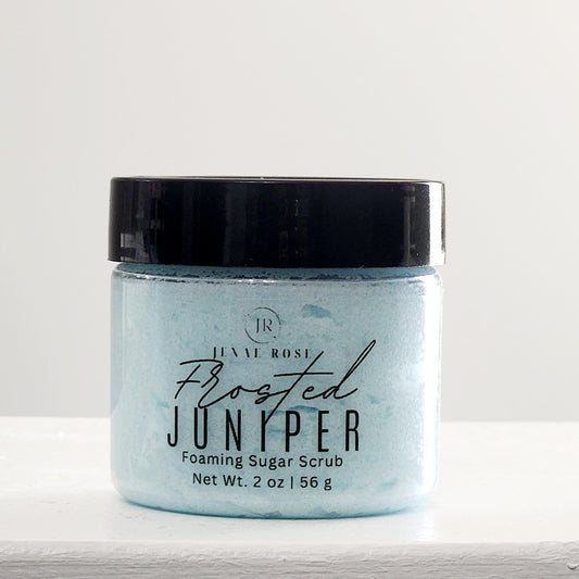 Frosted Juniper Foaming Sugar Scrub (2 oz)