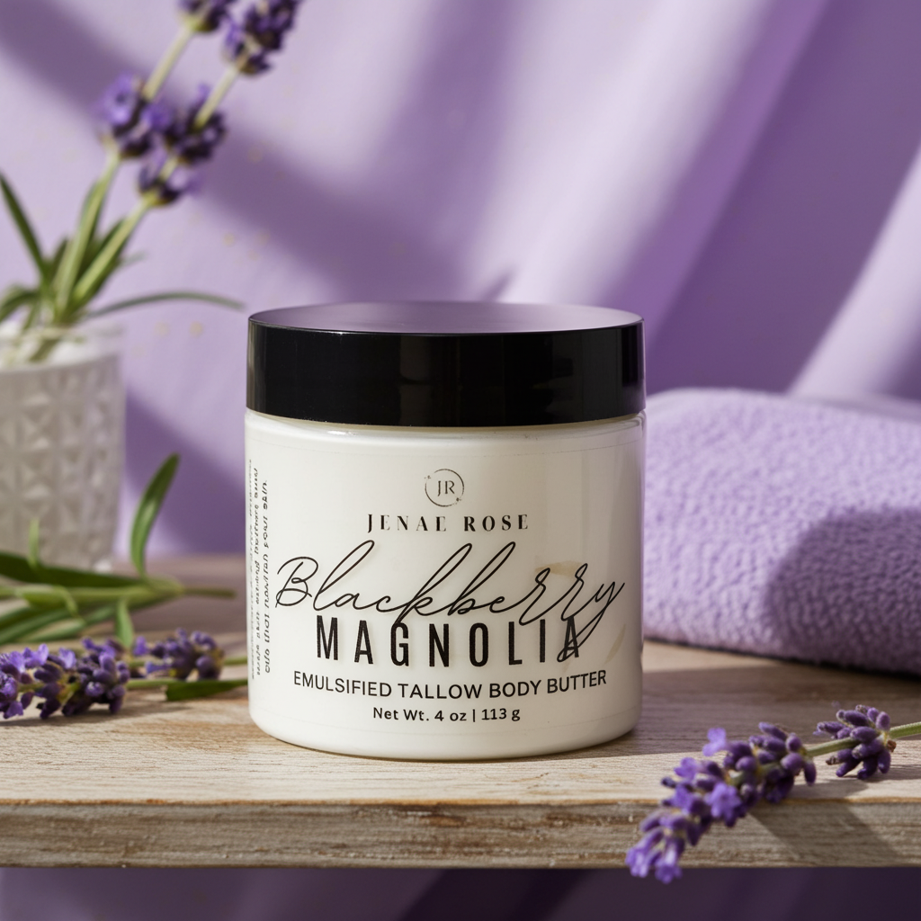 Blackberry Magnolia Emulsified Body Butter
