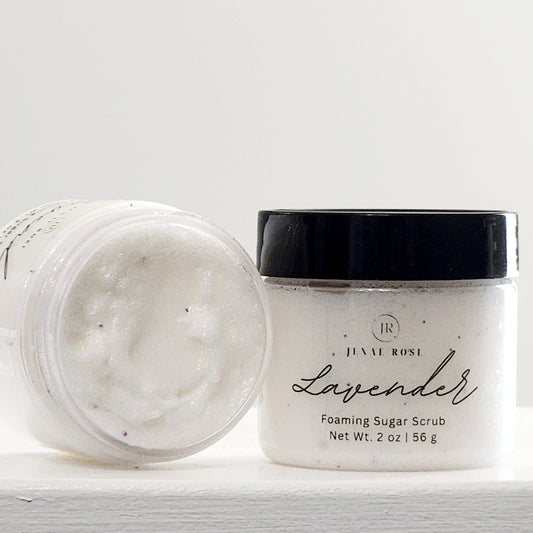 Lavender Foaming Sugar Scrub (2 oz)