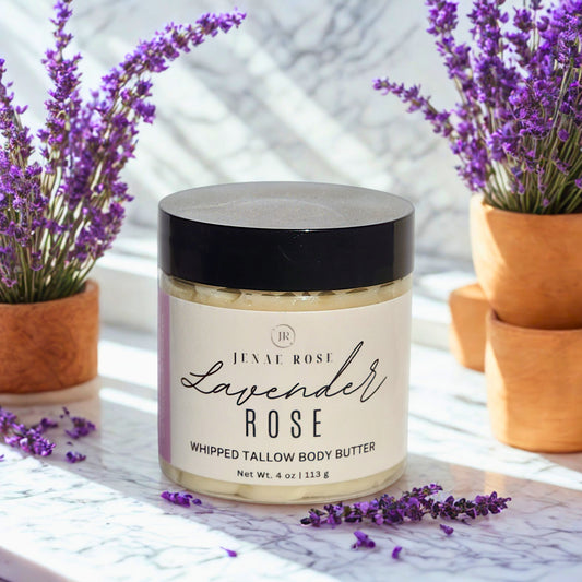 Lavender Rose Whipped Tallow Butter