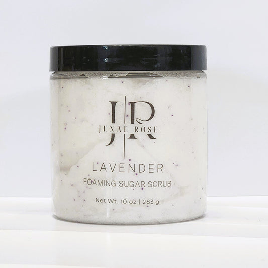 Lavender Foaming Sugar Scrub (10 oz)