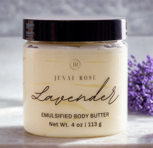 Lavender Tallow Emulsified Body Butter