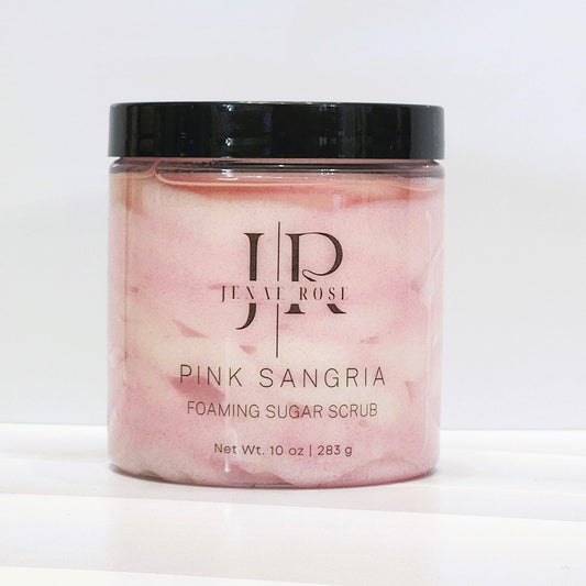 Pink Sangria Foaming Sugar Scrub (10 oz)