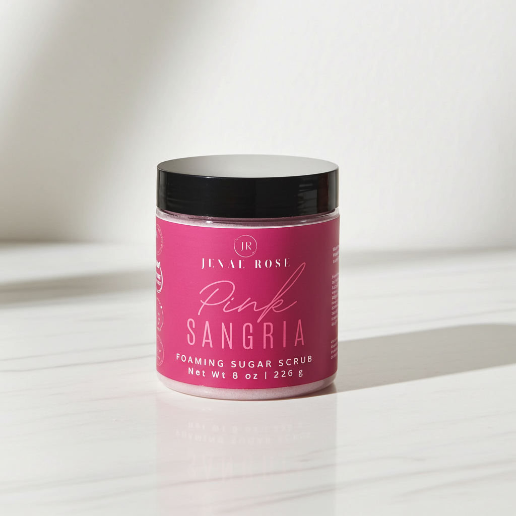 Pink Sangria Foaming Sugar Scrub