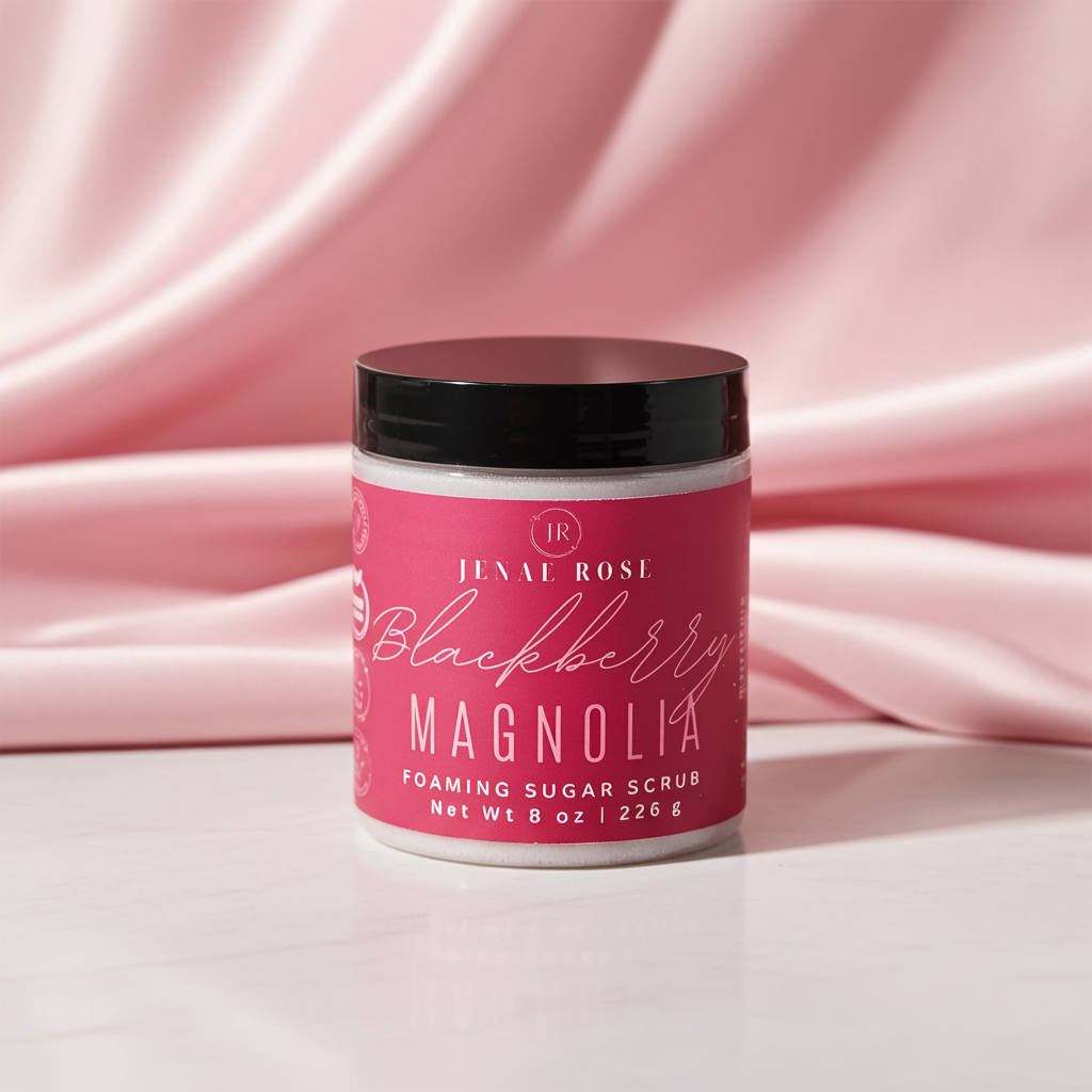 Blackberry Magnolia Foaming Sugar Scrub